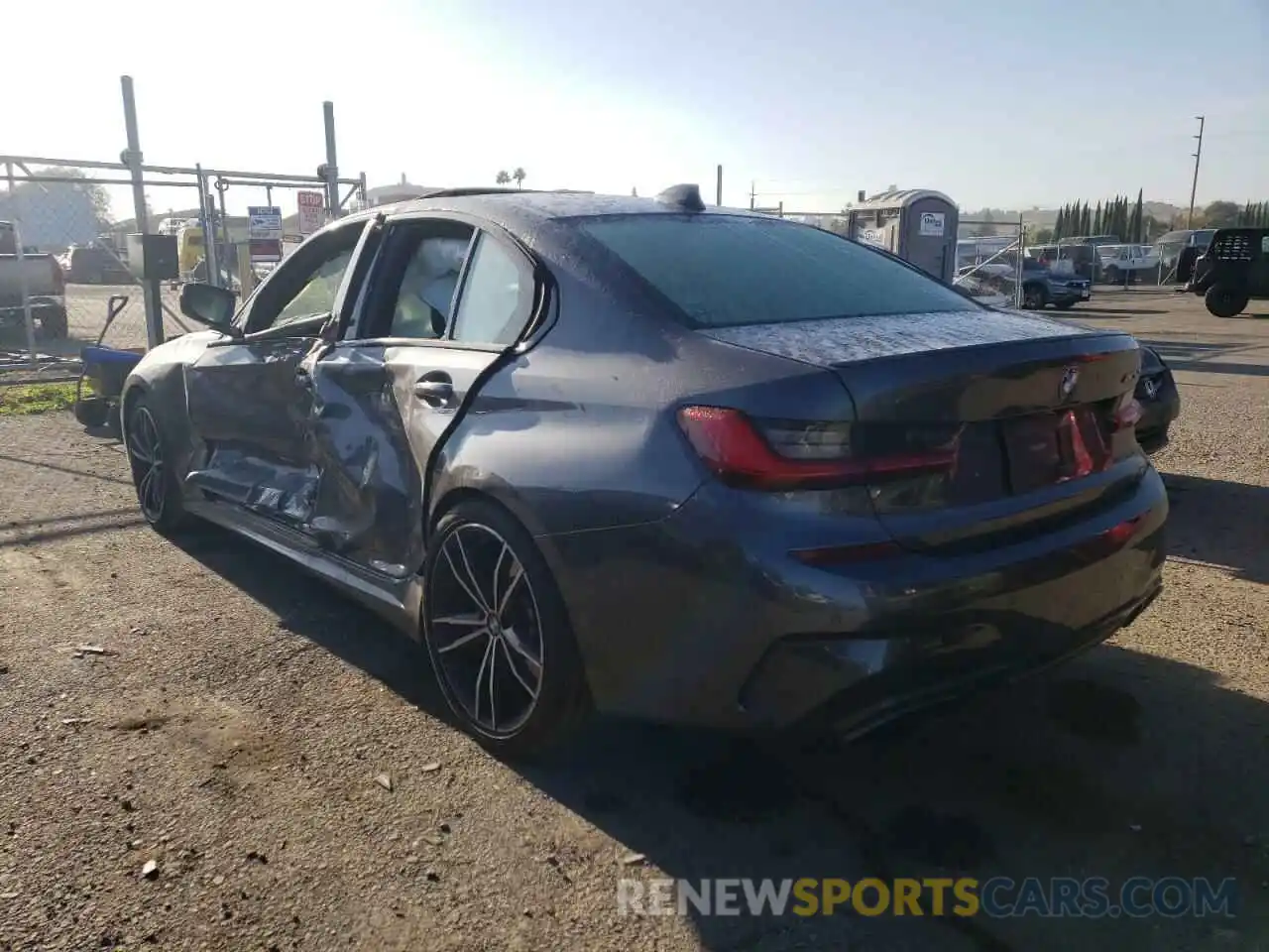 3 Photograph of a damaged car 3MW5U7J02L8B42844 BMW M3 2020