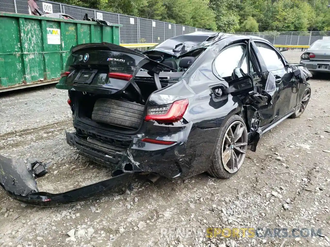 4 Фотография поврежденного автомобиля 3MW5U7J03L8B40147 BMW M3 2020