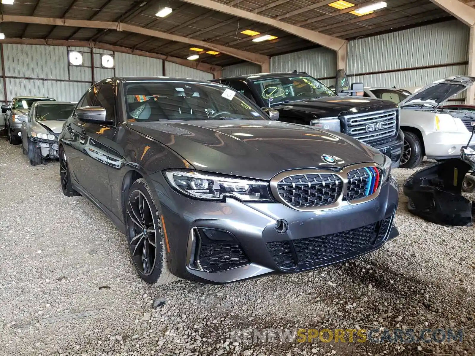 1 Photograph of a damaged car 3MW5U7J05L8B26086 BMW M3 2020