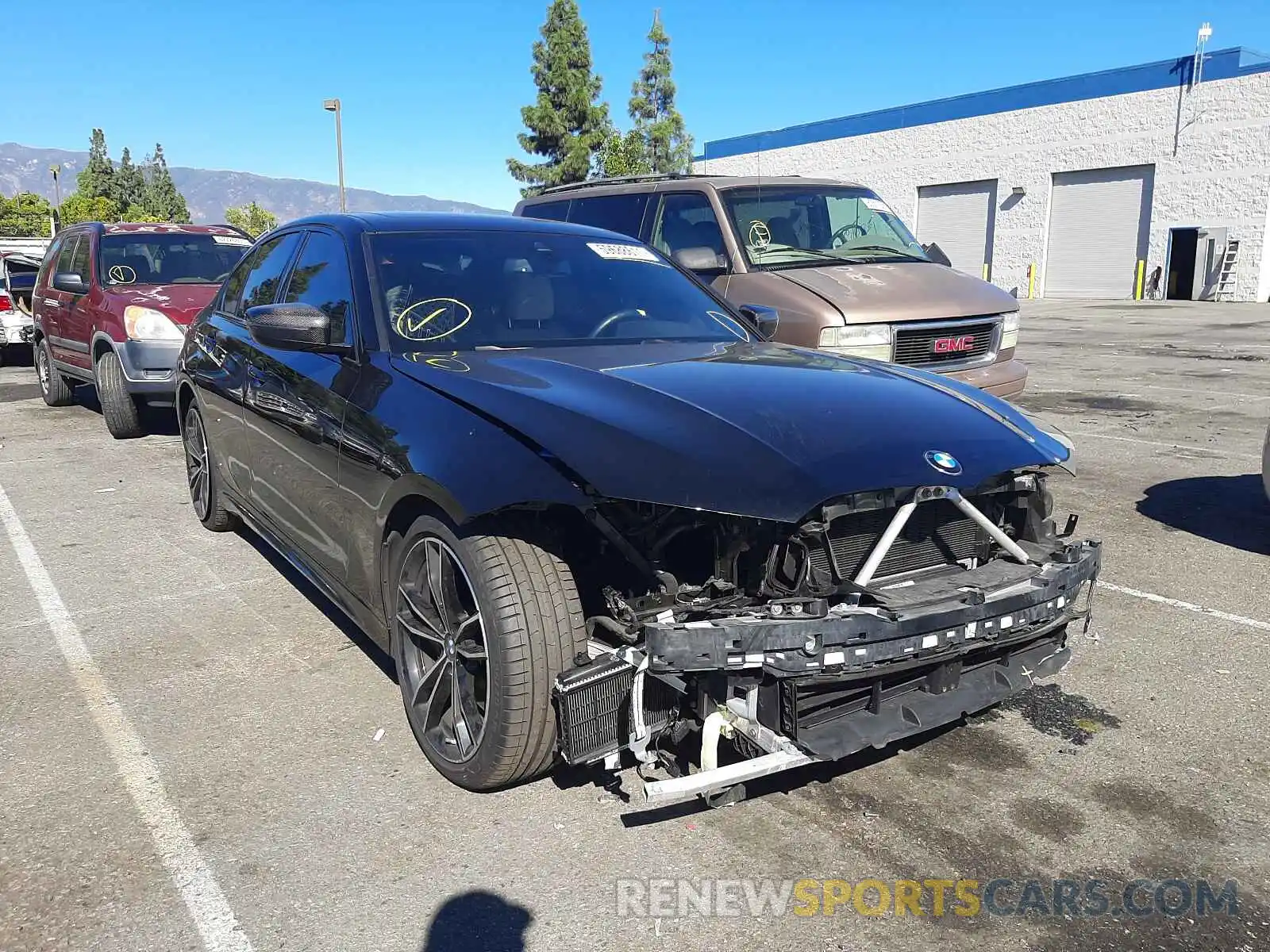 1 Photograph of a damaged car 3MW5U7J05L8B28937 BMW M3 2020