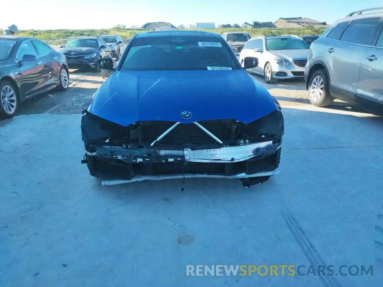 9 Photograph of a damaged car 3MW5U7J06L8B33211 BMW M3 2020