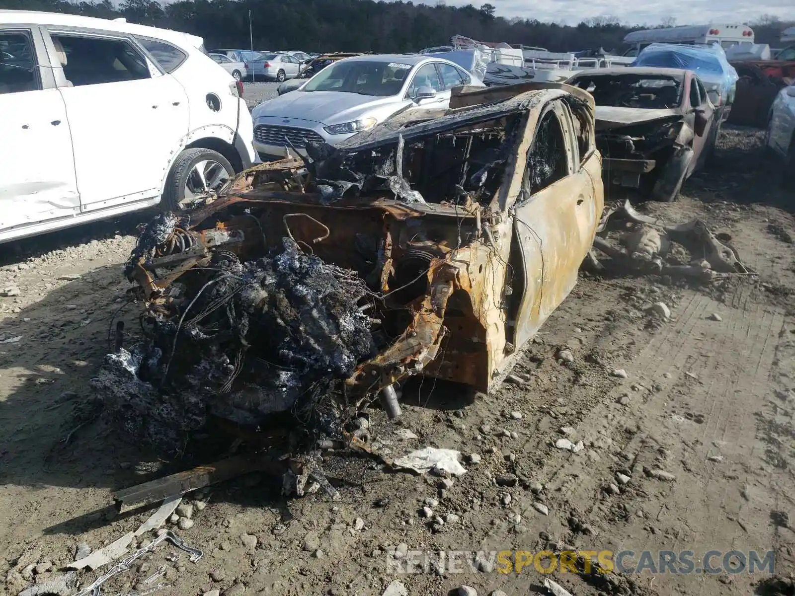 2 Photograph of a damaged car 3MW5U7J06L8B33645 BMW M3 2020