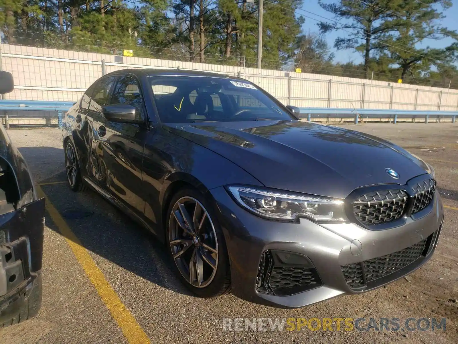 1 Photograph of a damaged car 3MW5U7J06L8B42636 BMW M3 2020