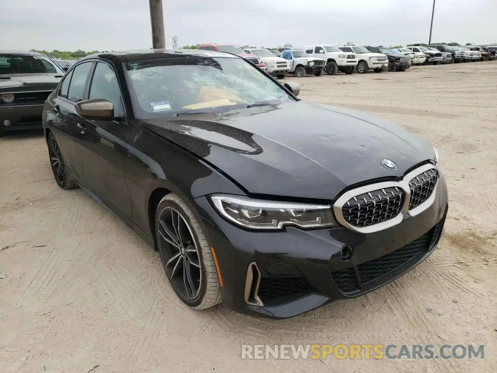 1 Photograph of a damaged car 3MW5U7J08L8B31945 BMW M3 2020