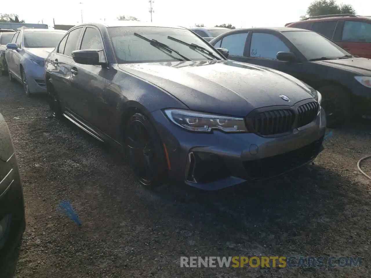 1 Photograph of a damaged car 3MW5U7J09L8B30884 BMW M3 2020