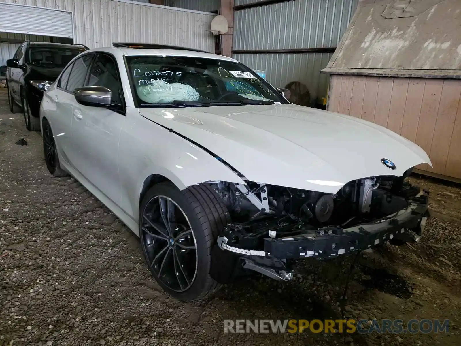 1 Photograph of a damaged car 3MW5U7J09L8B45501 BMW M3 2020