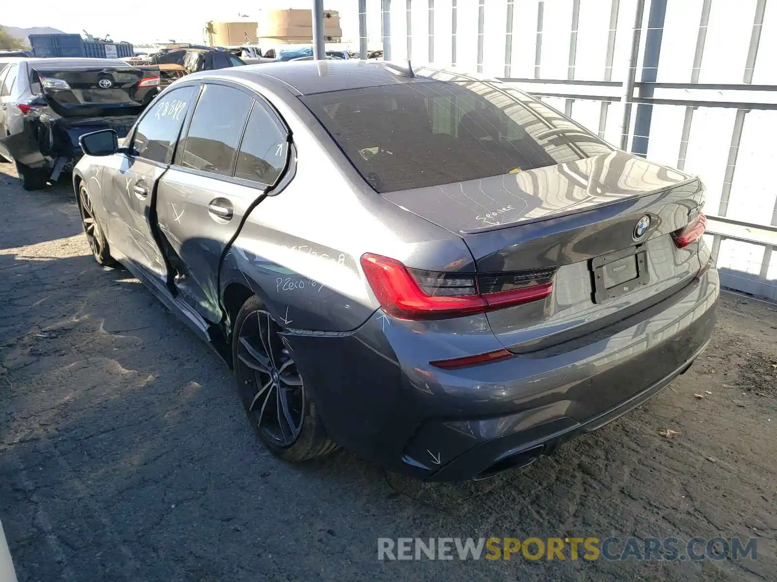 3 Photograph of a damaged car WBA5U7C01LA232293 BMW M3 2020