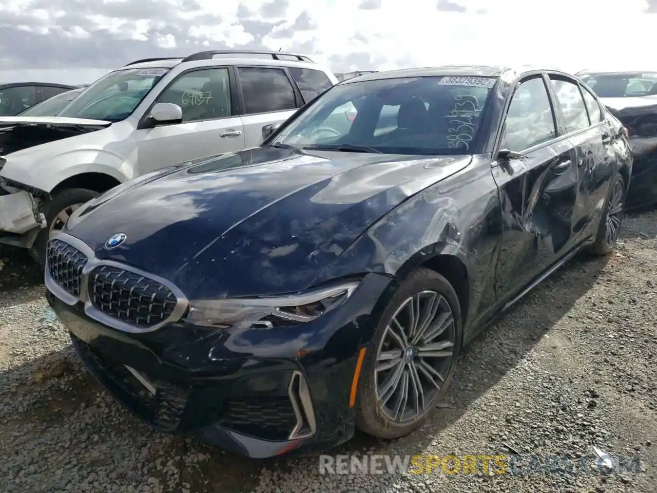 2 Photograph of a damaged car WBA5U7C01LFH10315 BMW M3 2020