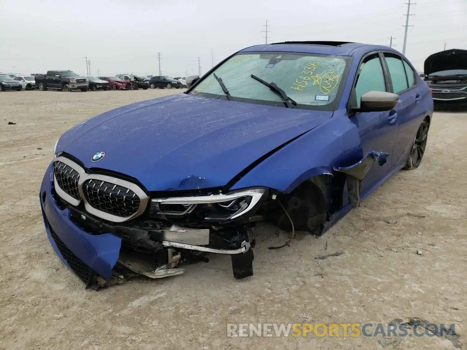 2 Photograph of a damaged car WBA5U7C01LFH56338 BMW M3 2020