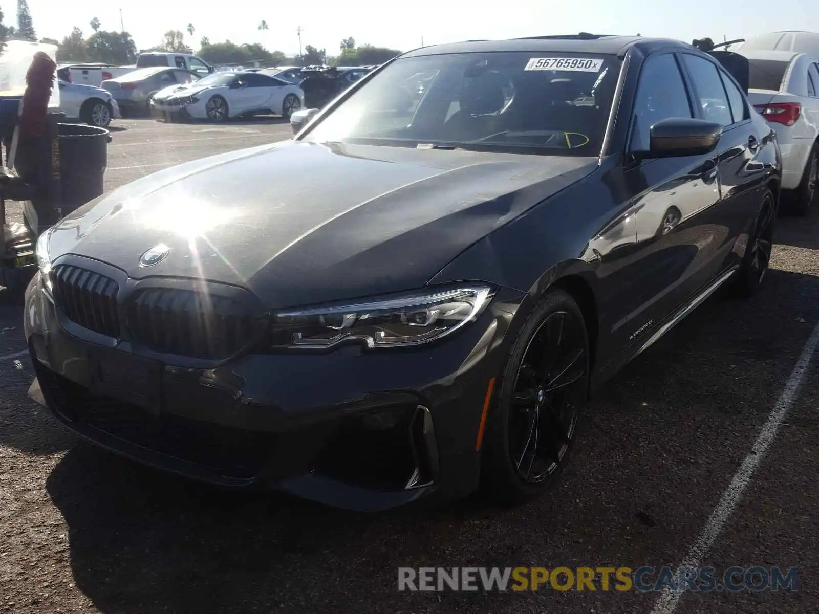 2 Photograph of a damaged car WBA5U7C02LFJ16572 BMW M3 2020