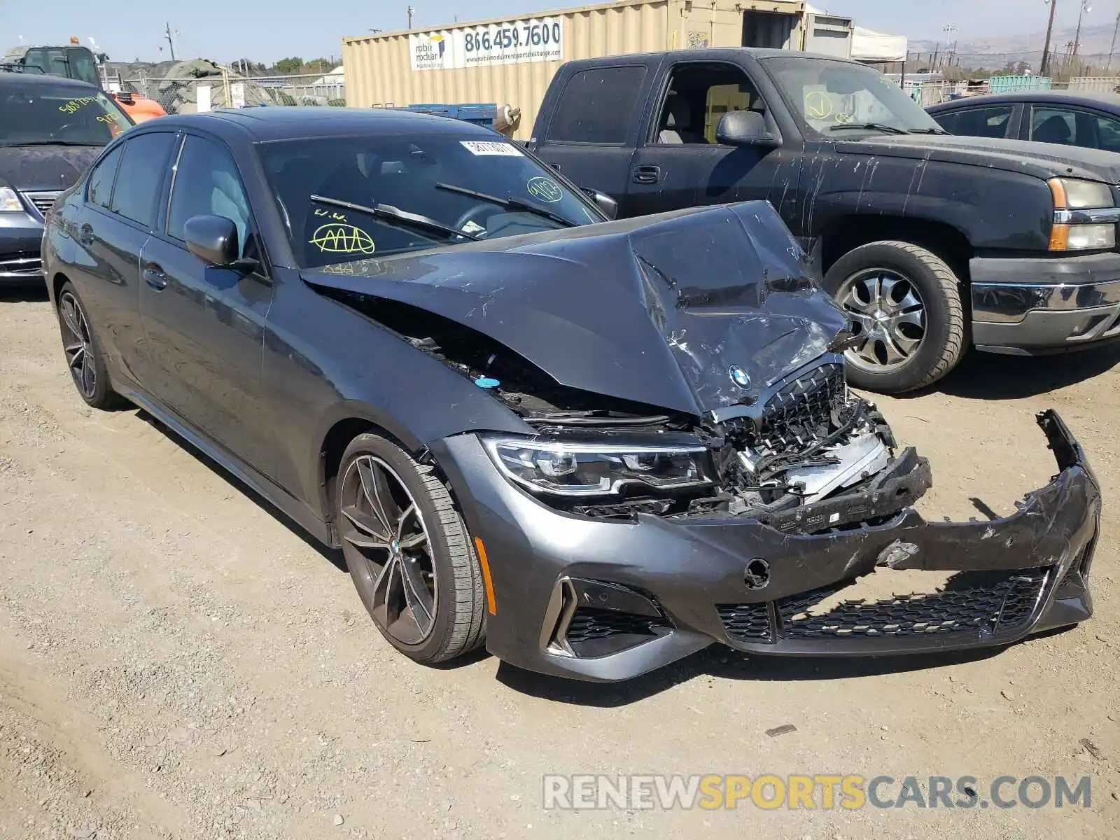 1 Photograph of a damaged car WBA5U7C03LFH66689 BMW M3 2020