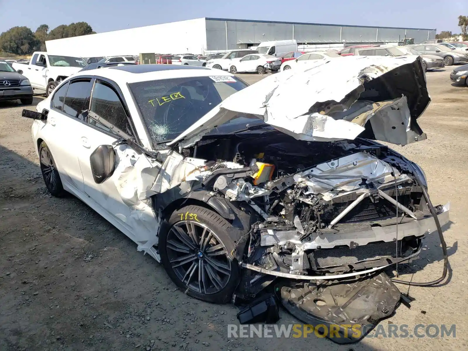 1 Photograph of a damaged car WBA5U7C04LA232482 BMW M3 2020