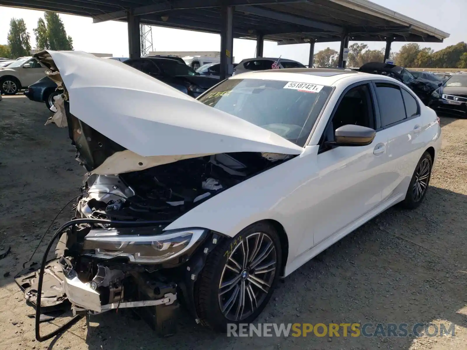 2 Photograph of a damaged car WBA5U7C04LA232482 BMW M3 2020