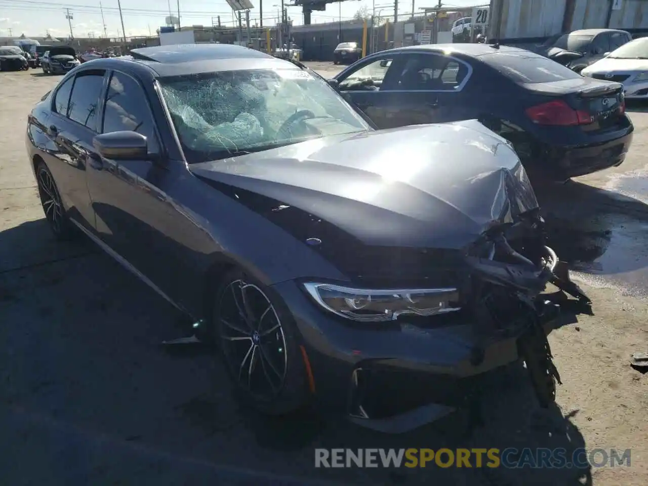 1 Photograph of a damaged car WBA5U7C04LA234247 BMW M3 2020