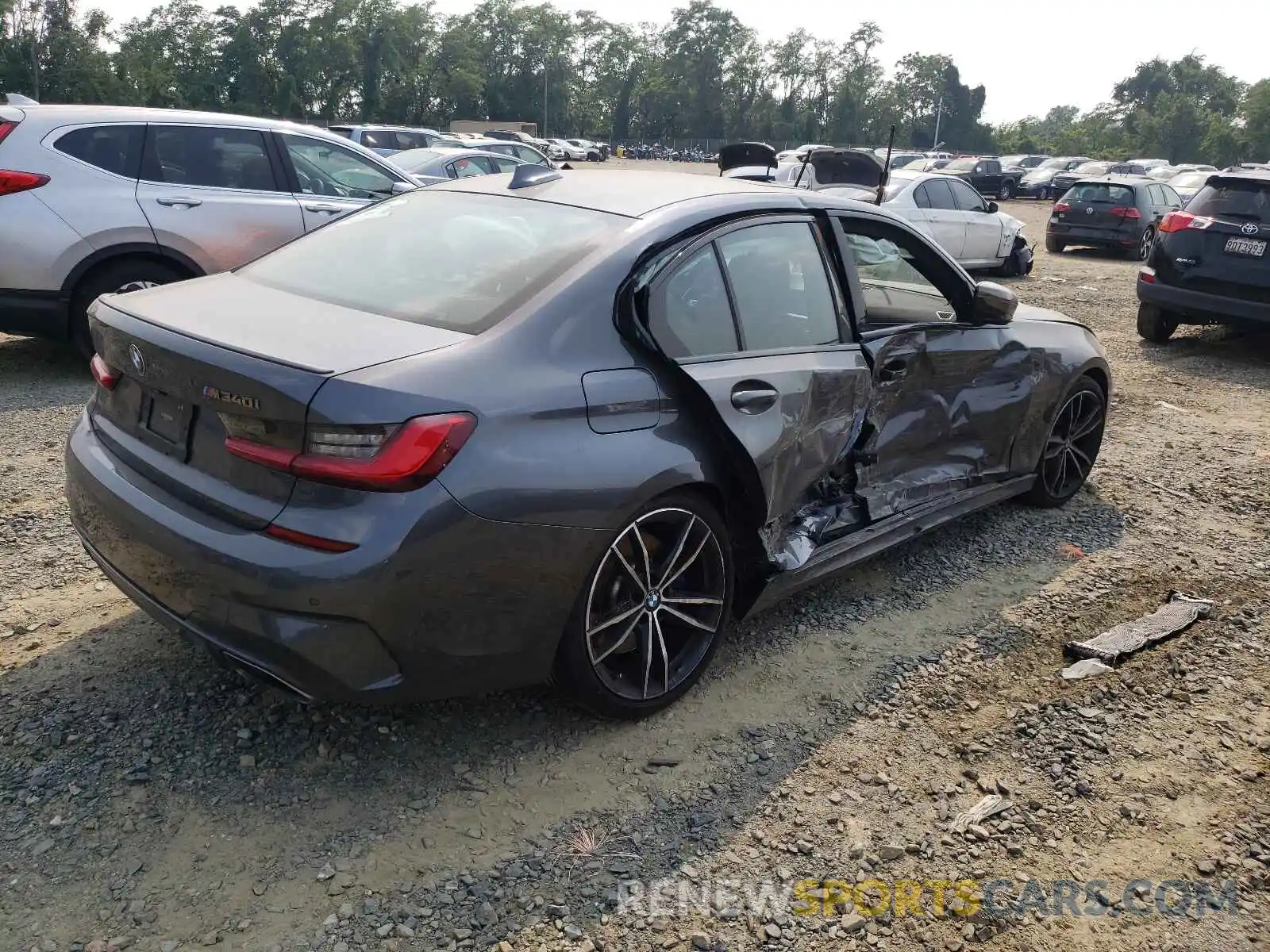 4 Photograph of a damaged car WBA5U7C04LA234359 BMW M3 2020