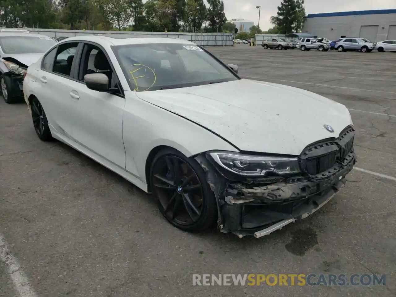 1 Photograph of a damaged car WBA5U7C04LAF54235 BMW M3 2020