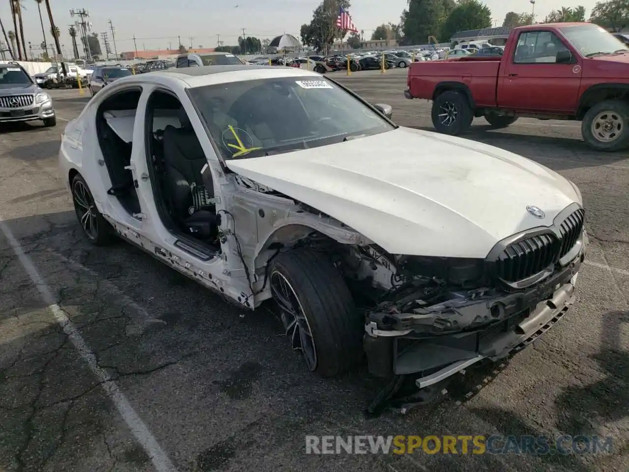 1 Photograph of a damaged car WBA5U7C05LFH19129 BMW M3 2020