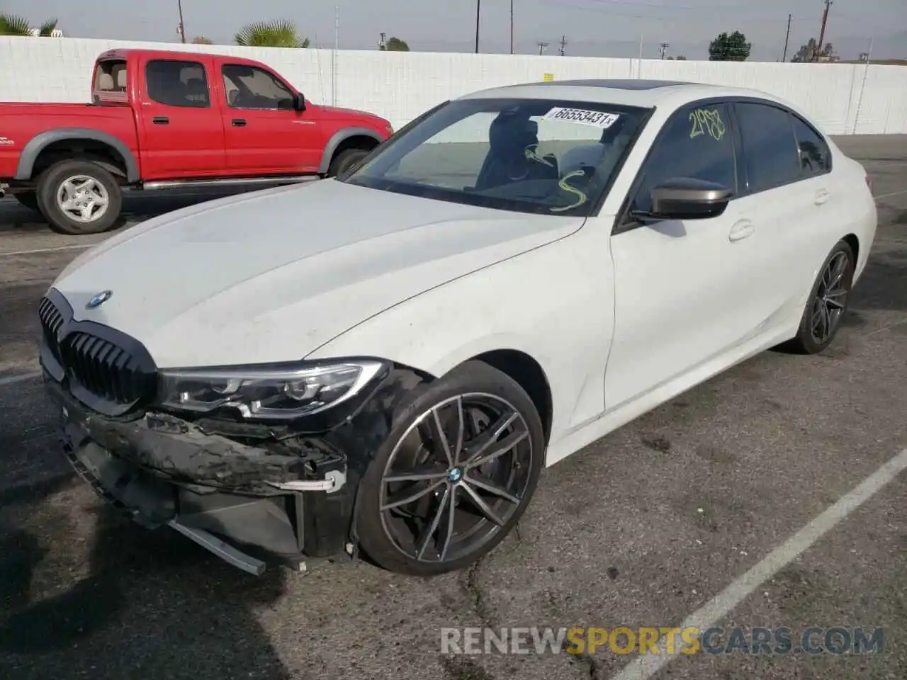 2 Photograph of a damaged car WBA5U7C05LFH19129 BMW M3 2020