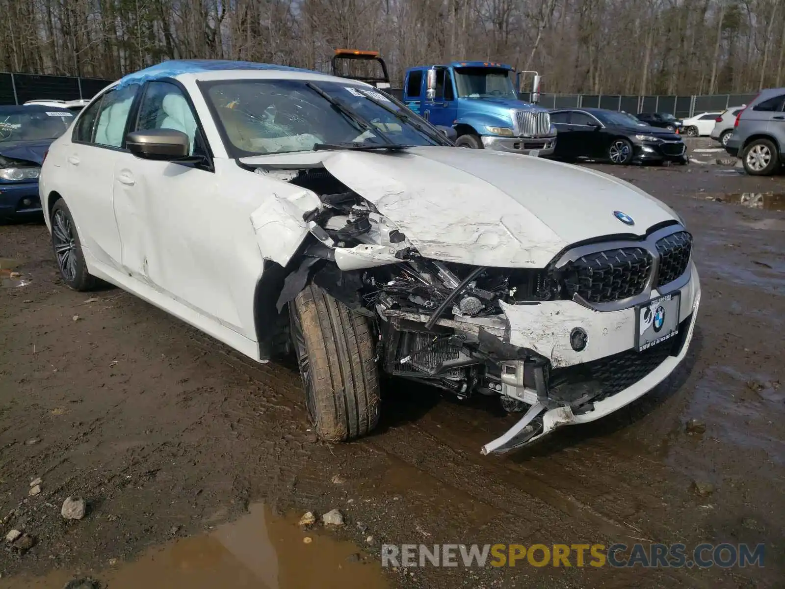 1 Photograph of a damaged car WBA5U7C05LFH23178 BMW M3 2020