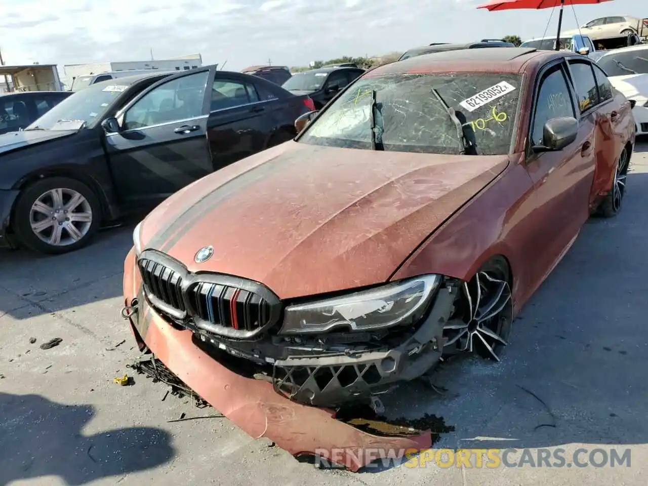 2 Photograph of a damaged car WBA5U7C05LFH32303 BMW M3 2020