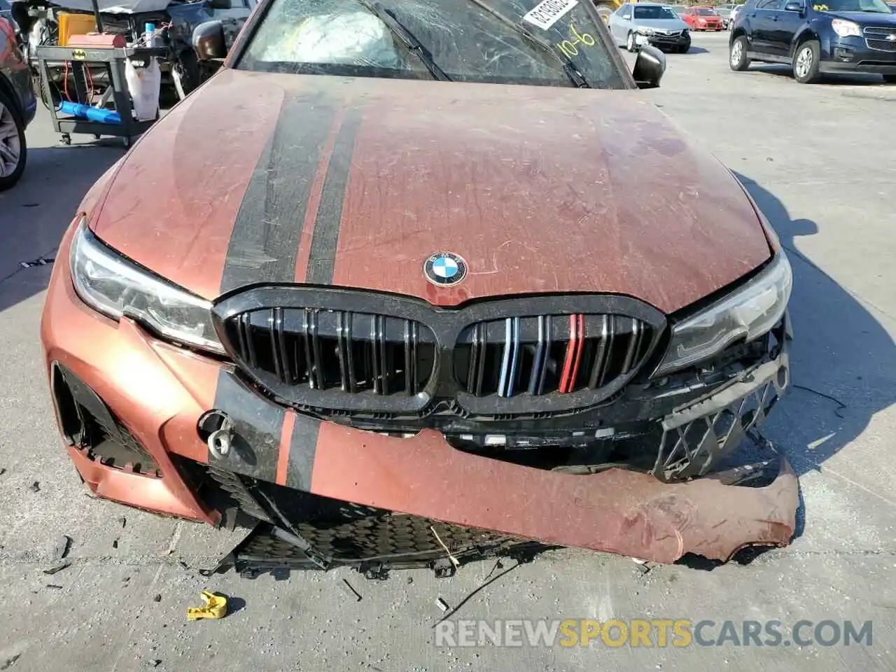 9 Photograph of a damaged car WBA5U7C05LFH32303 BMW M3 2020