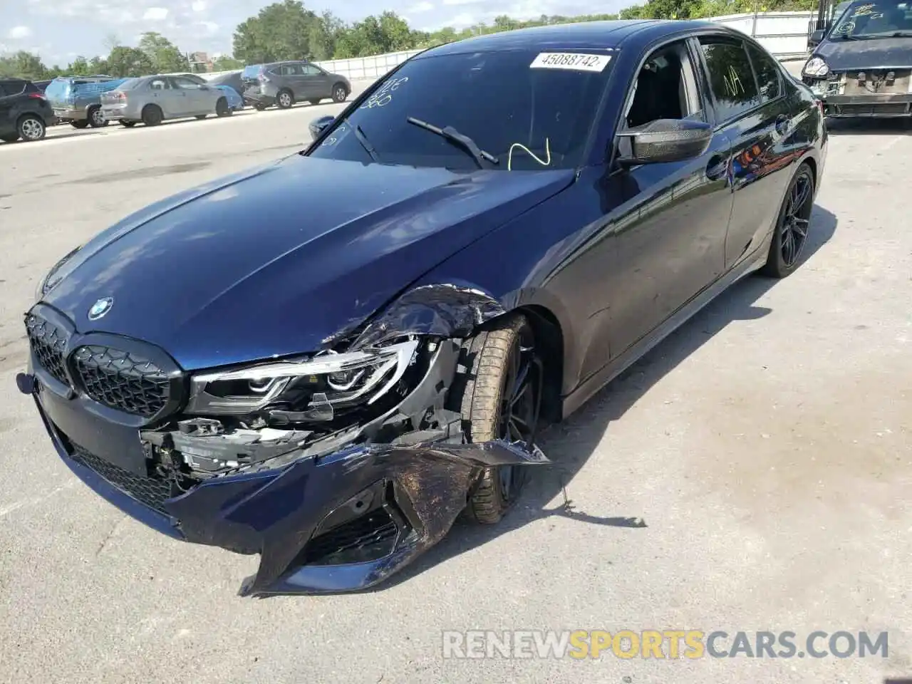 2 Photograph of a damaged car WBA5U7C06LA286706 BMW M3 2020