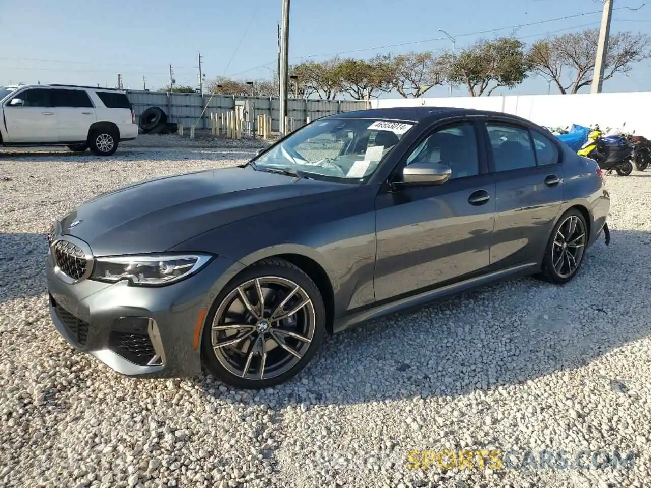 1 Photograph of a damaged car WBA5U7C06LFH58313 BMW M3 2020