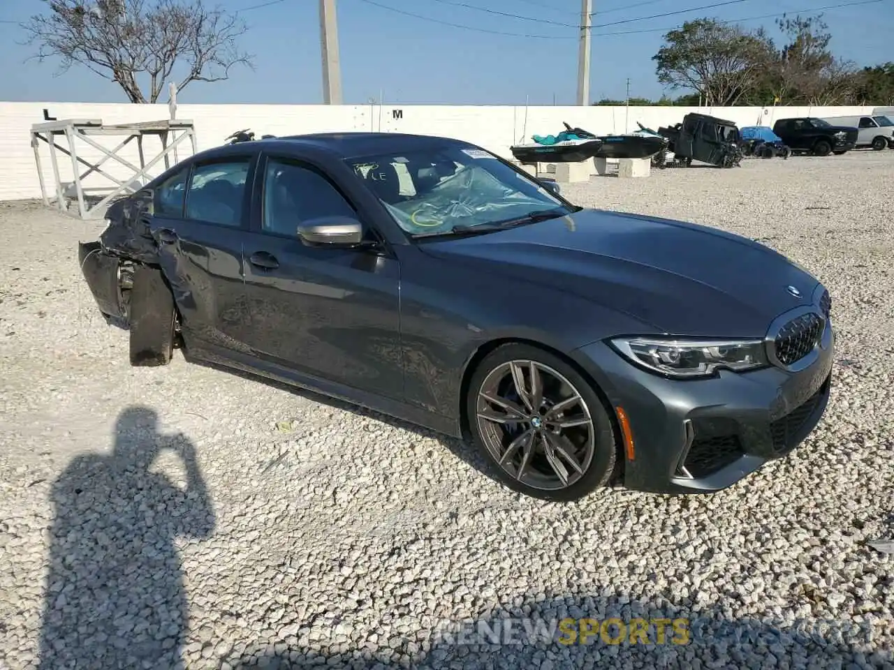 4 Photograph of a damaged car WBA5U7C06LFH58313 BMW M3 2020