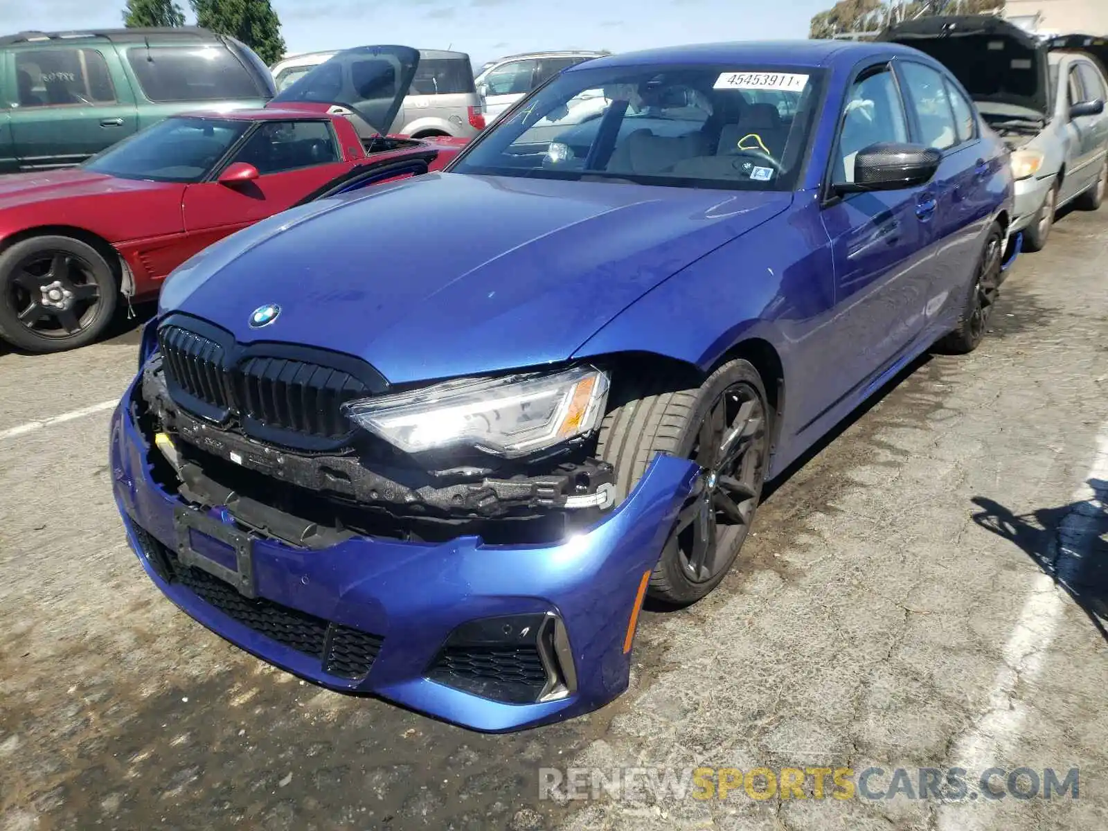 2 Photograph of a damaged car WBA5U7C06LFH83731 BMW M3 2020