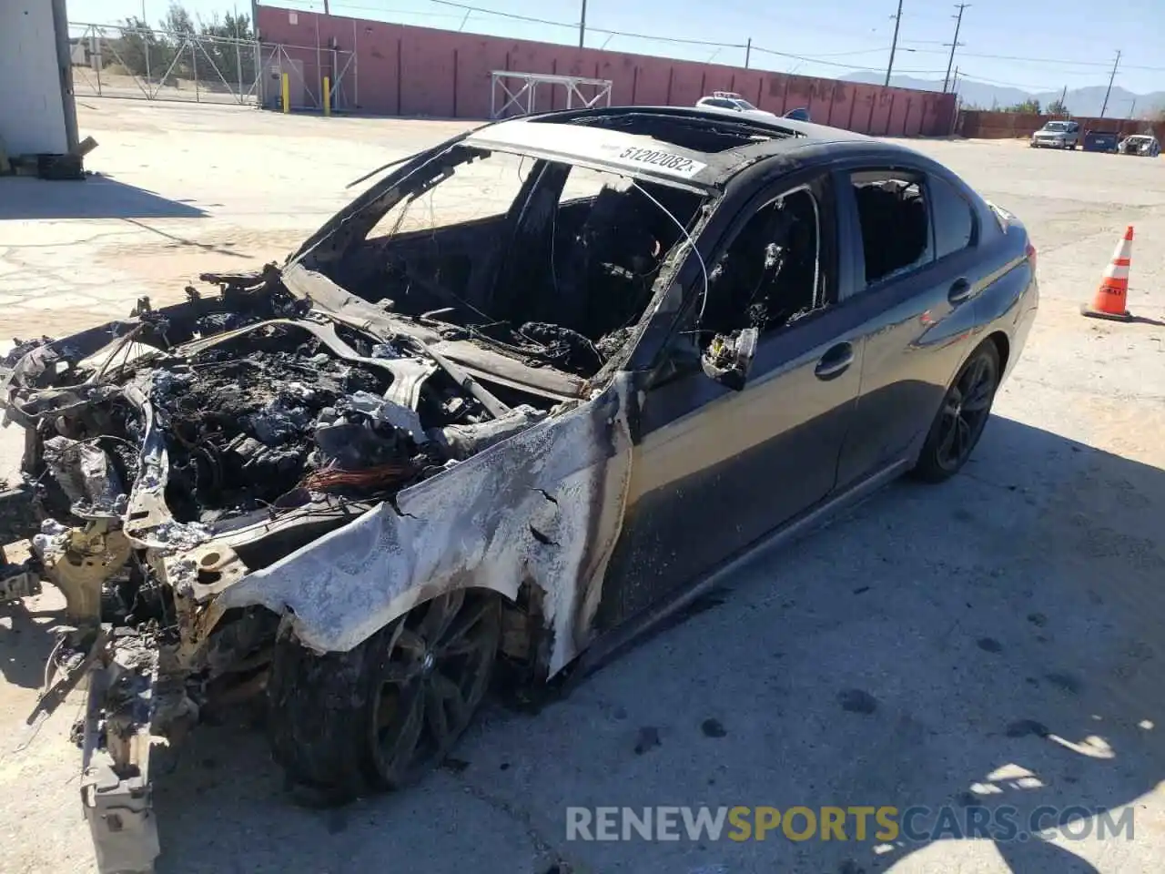 2 Photograph of a damaged car WBA5U7C07LAF54259 BMW M3 2020