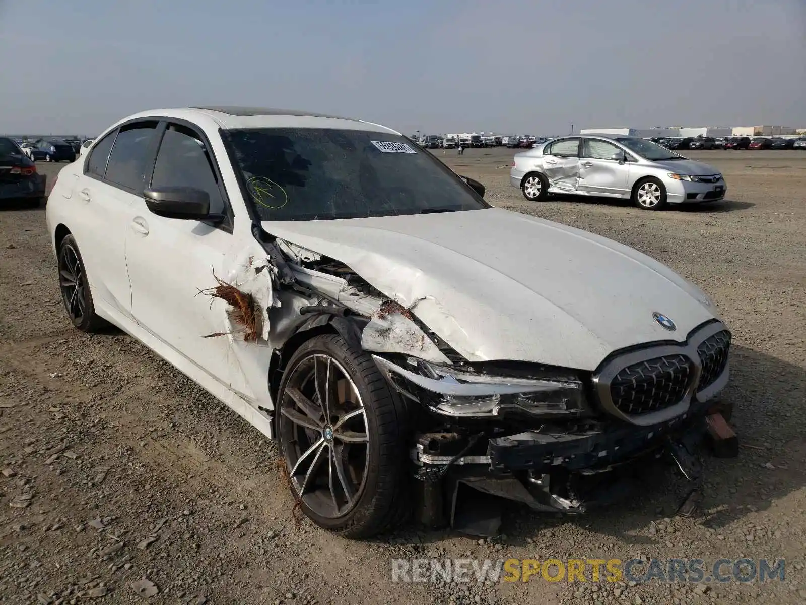 1 Photograph of a damaged car WBA5U7C07LFH63987 BMW M3 2020