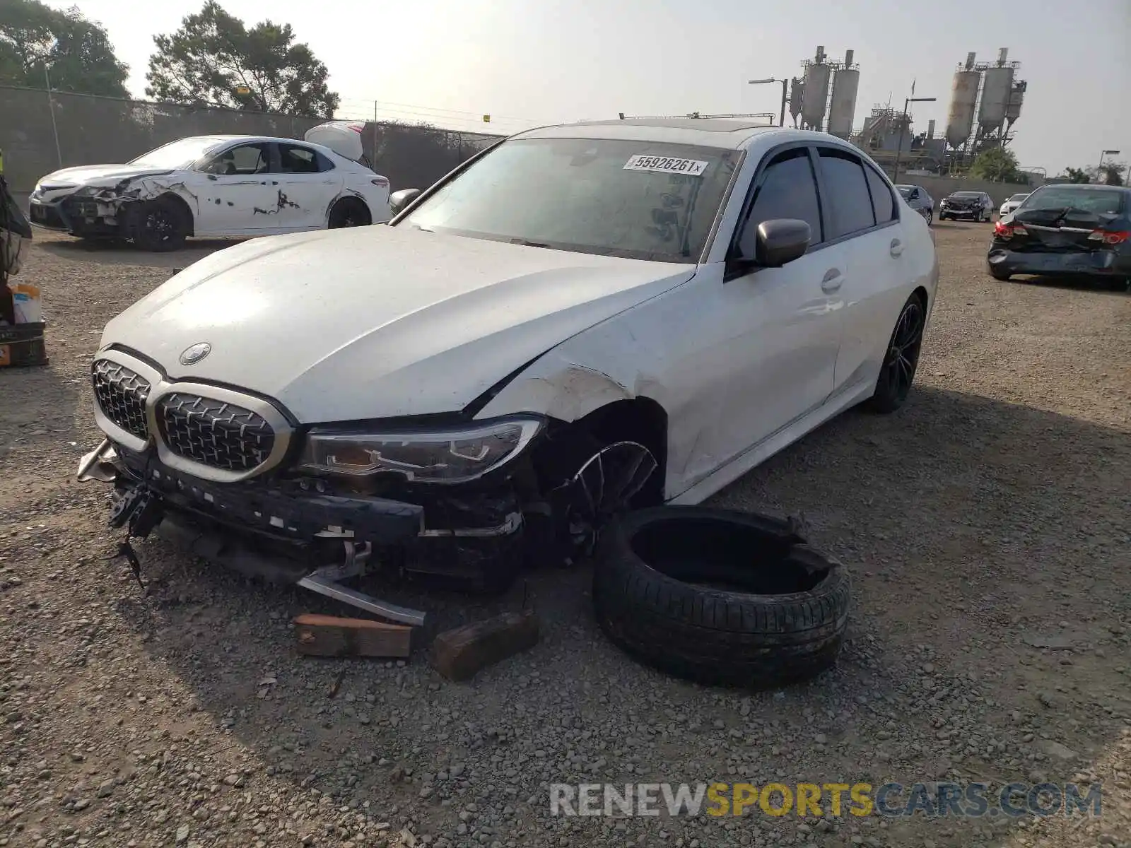 2 Photograph of a damaged car WBA5U7C07LFH63987 BMW M3 2020