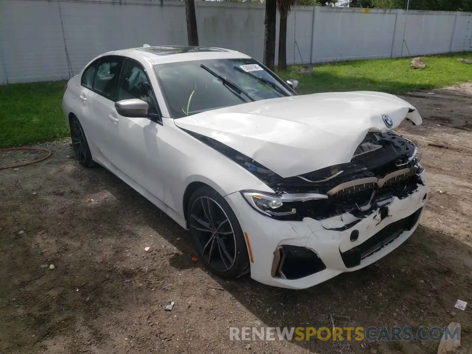 1 Photograph of a damaged car WBA5U7C08LA232162 BMW M3 2020