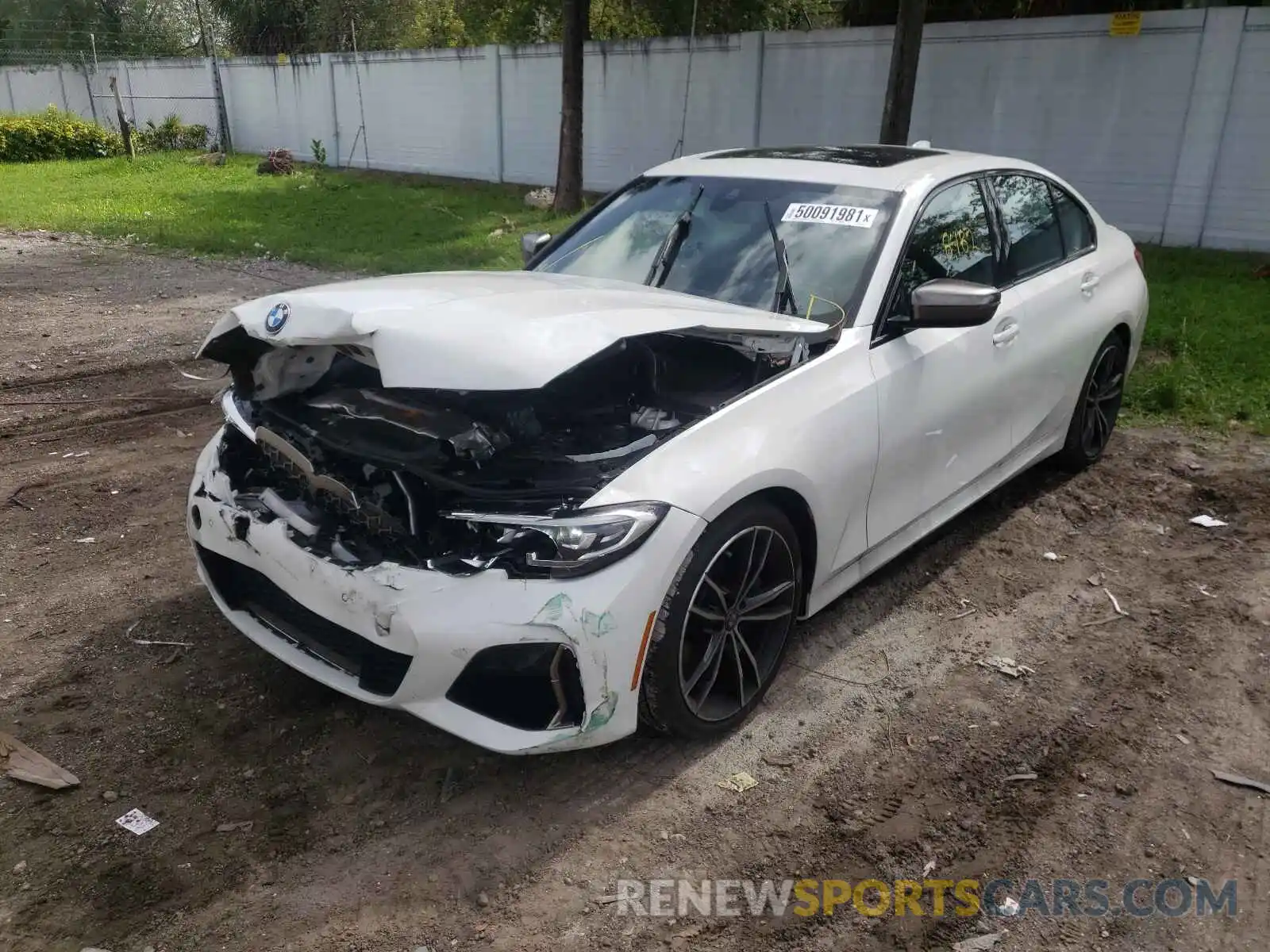 2 Photograph of a damaged car WBA5U7C08LA232162 BMW M3 2020