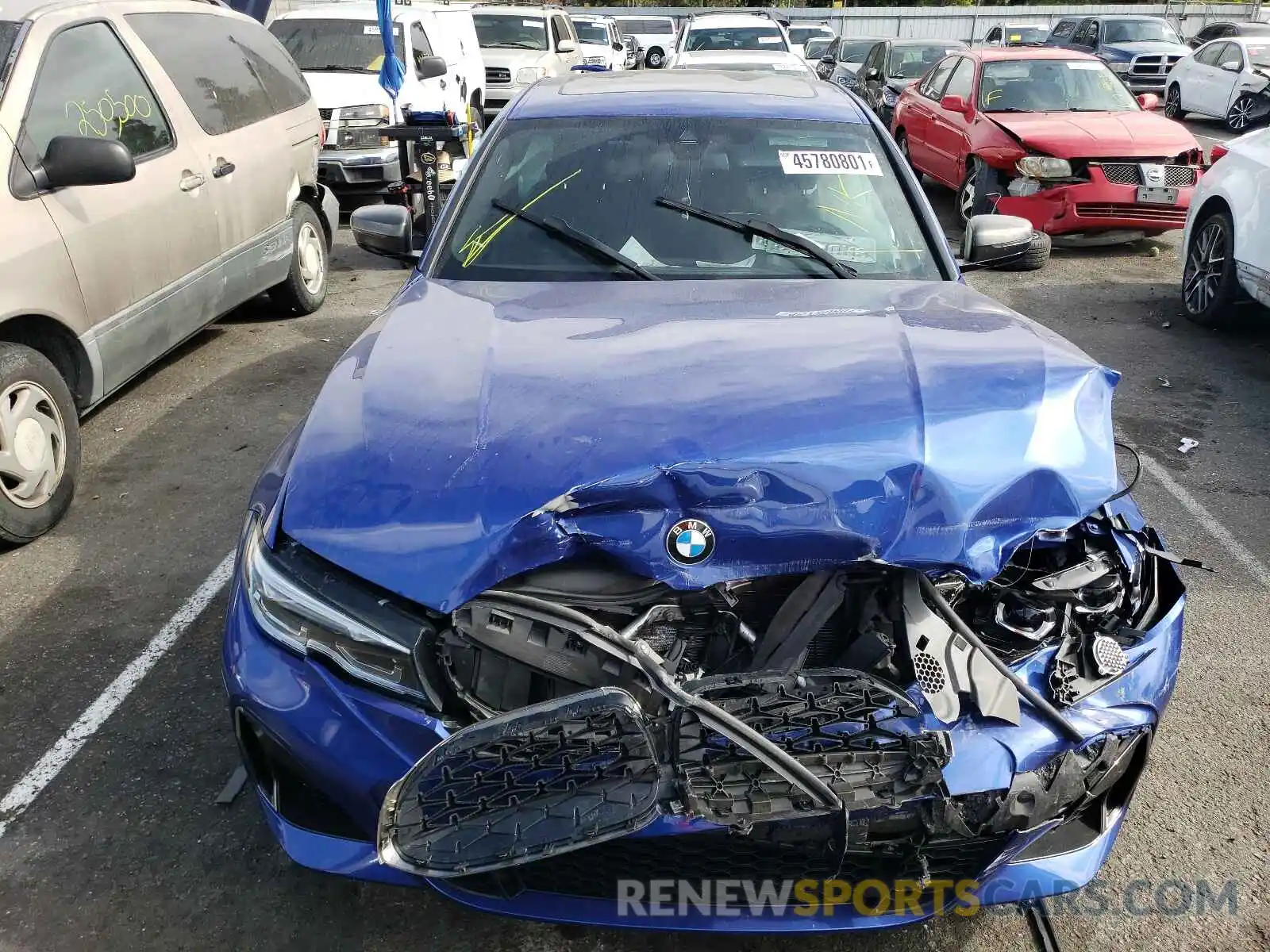 9 Photograph of a damaged car WBA5U7C08LA232386 BMW M3 2020