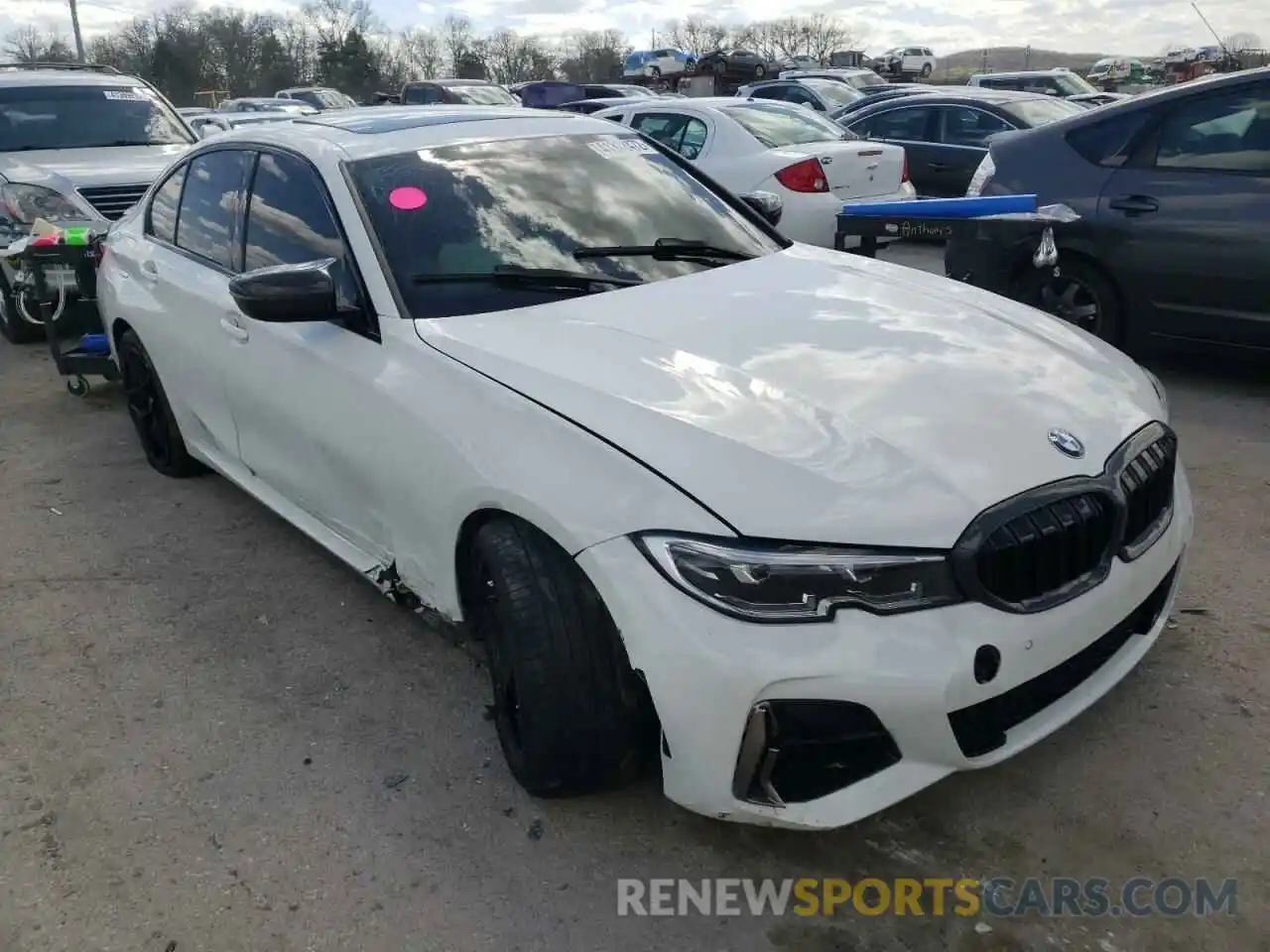 1 Photograph of a damaged car WBA5U7C08LA234073 BMW M3 2020