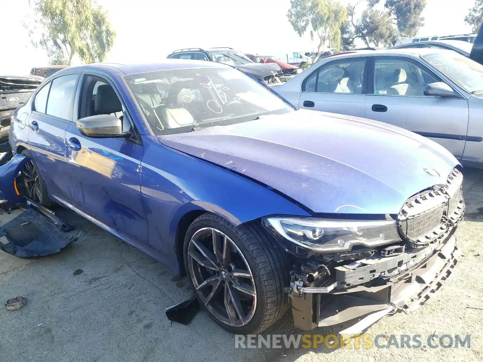 1 Photograph of a damaged car WBA5U7C08LFH05449 BMW M3 2020