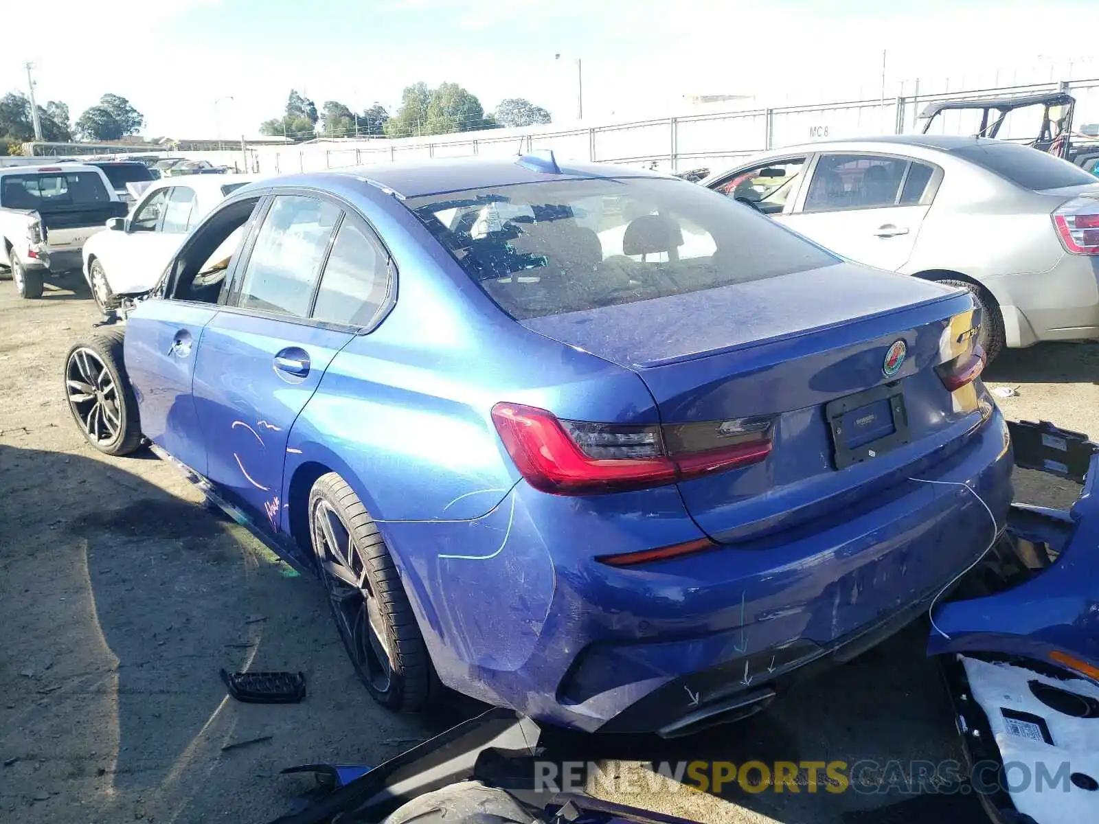 3 Photograph of a damaged car WBA5U7C08LFH05449 BMW M3 2020