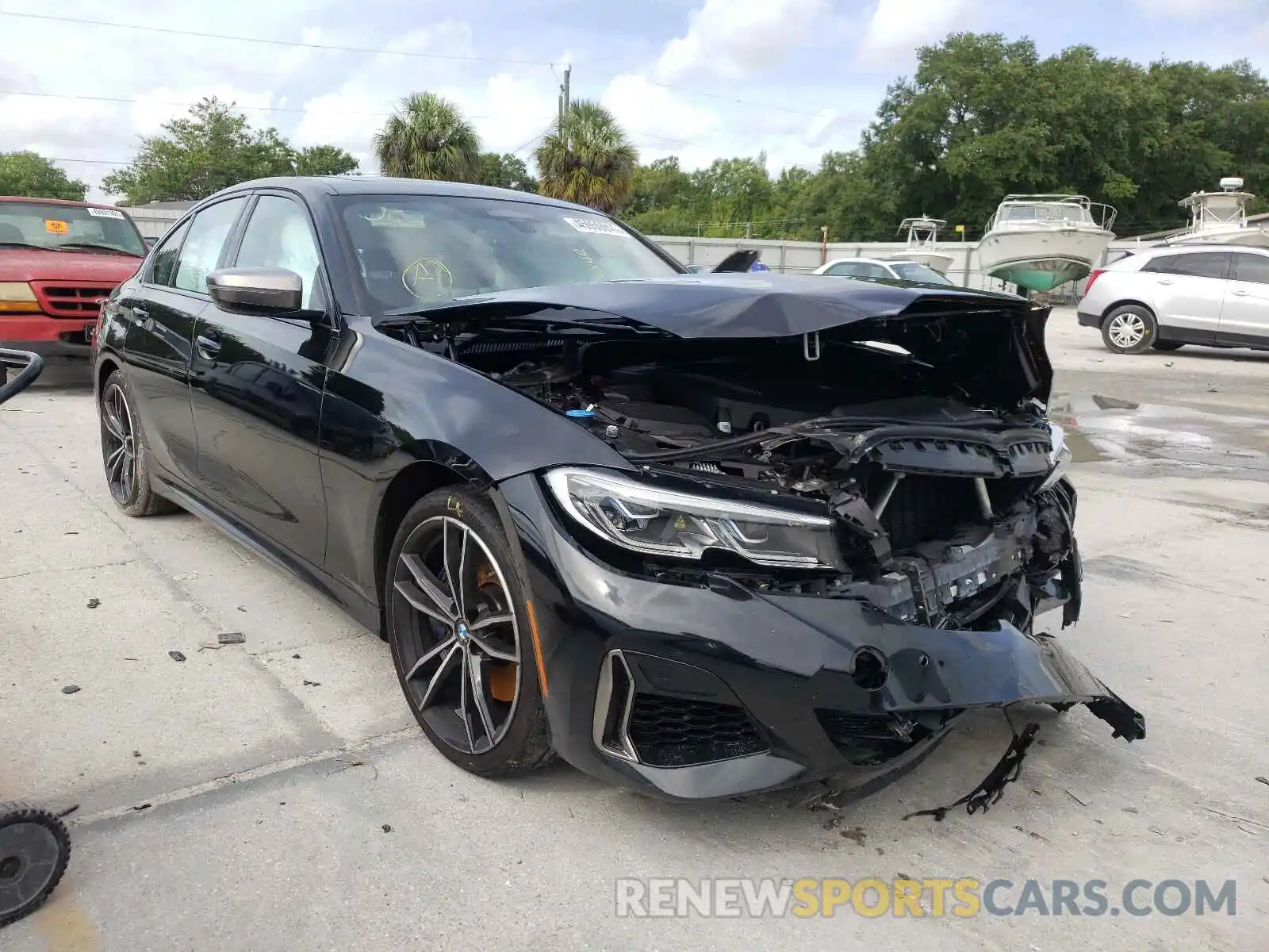 1 Photograph of a damaged car WBA5U7C09LAF54103 BMW M3 2020