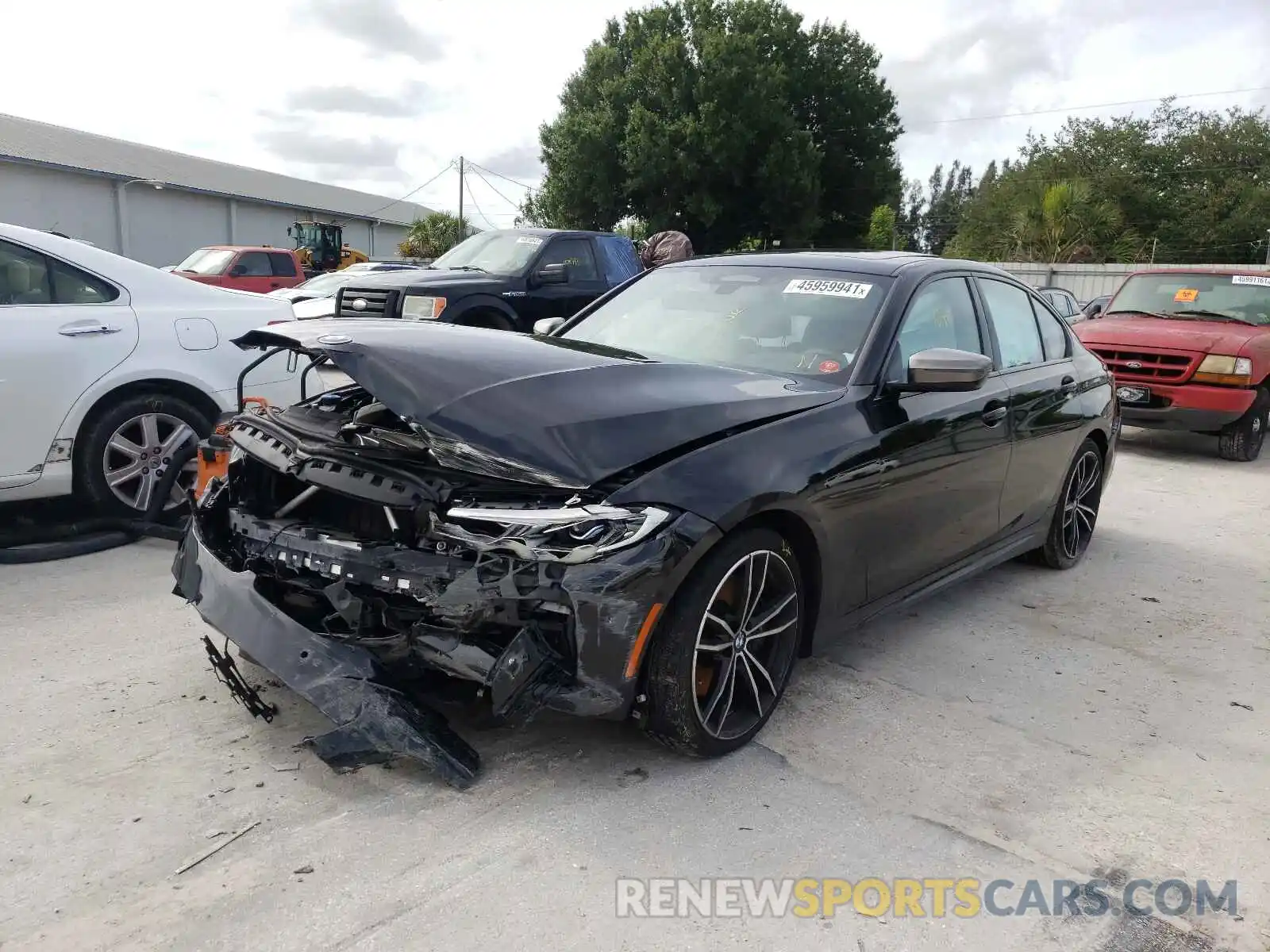 2 Photograph of a damaged car WBA5U7C09LAF54103 BMW M3 2020