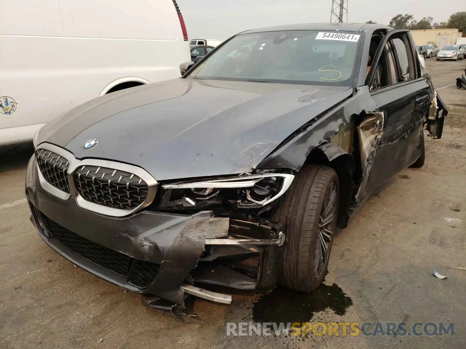 2 Photograph of a damaged car WBA5U7C09LFH33017 BMW M3 2020