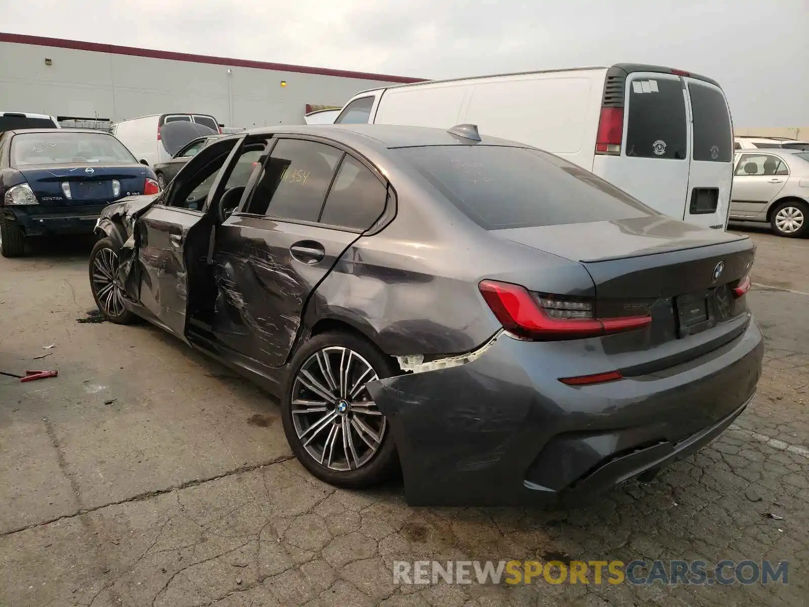 3 Photograph of a damaged car WBA5U7C09LFH33017 BMW M3 2020