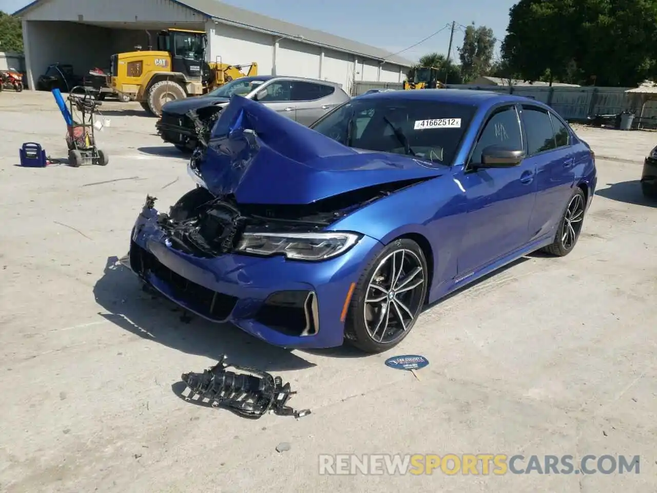 2 Photograph of a damaged car WBA5U7C09LFH34247 BMW M3 2020