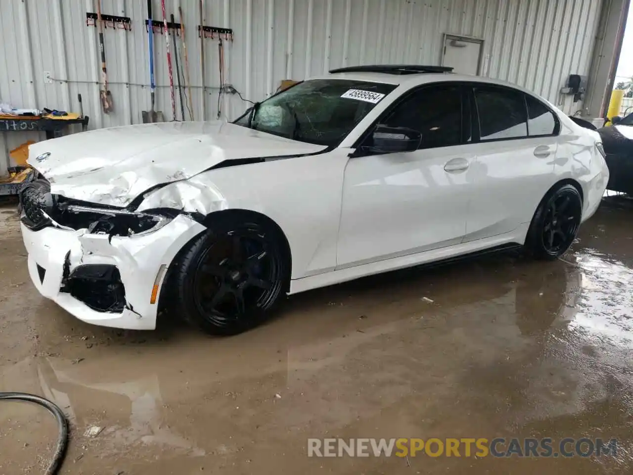 1 Photograph of a damaged car WBA5U7C09LFH70049 BMW M3 2020