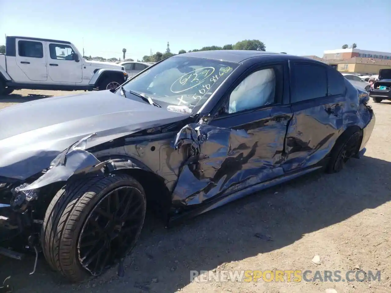 9 Photograph of a damaged car WBA5U7C0XLA232485 BMW M3 2020