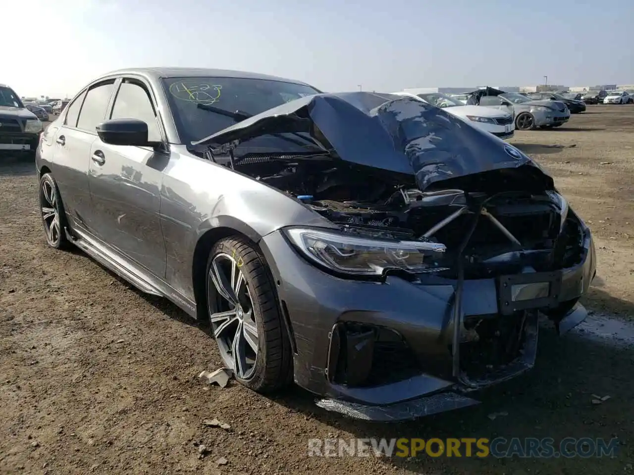 1 Photograph of a damaged car WBA5U7C0XLA234351 BMW M3 2020