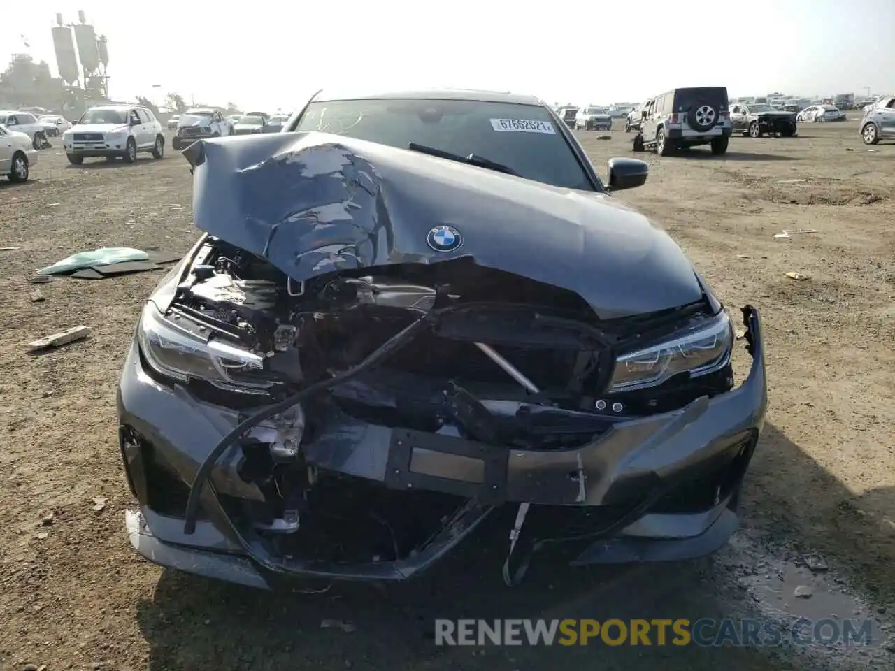 9 Photograph of a damaged car WBA5U7C0XLA234351 BMW M3 2020