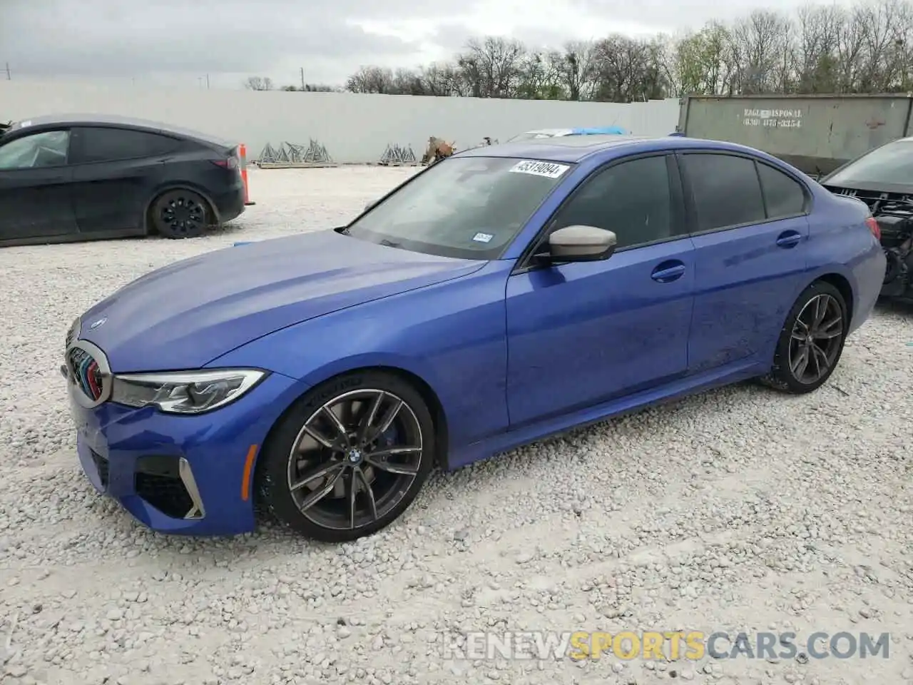 1 Photograph of a damaged car WBA5U7C0XLAF53963 BMW M3 2020