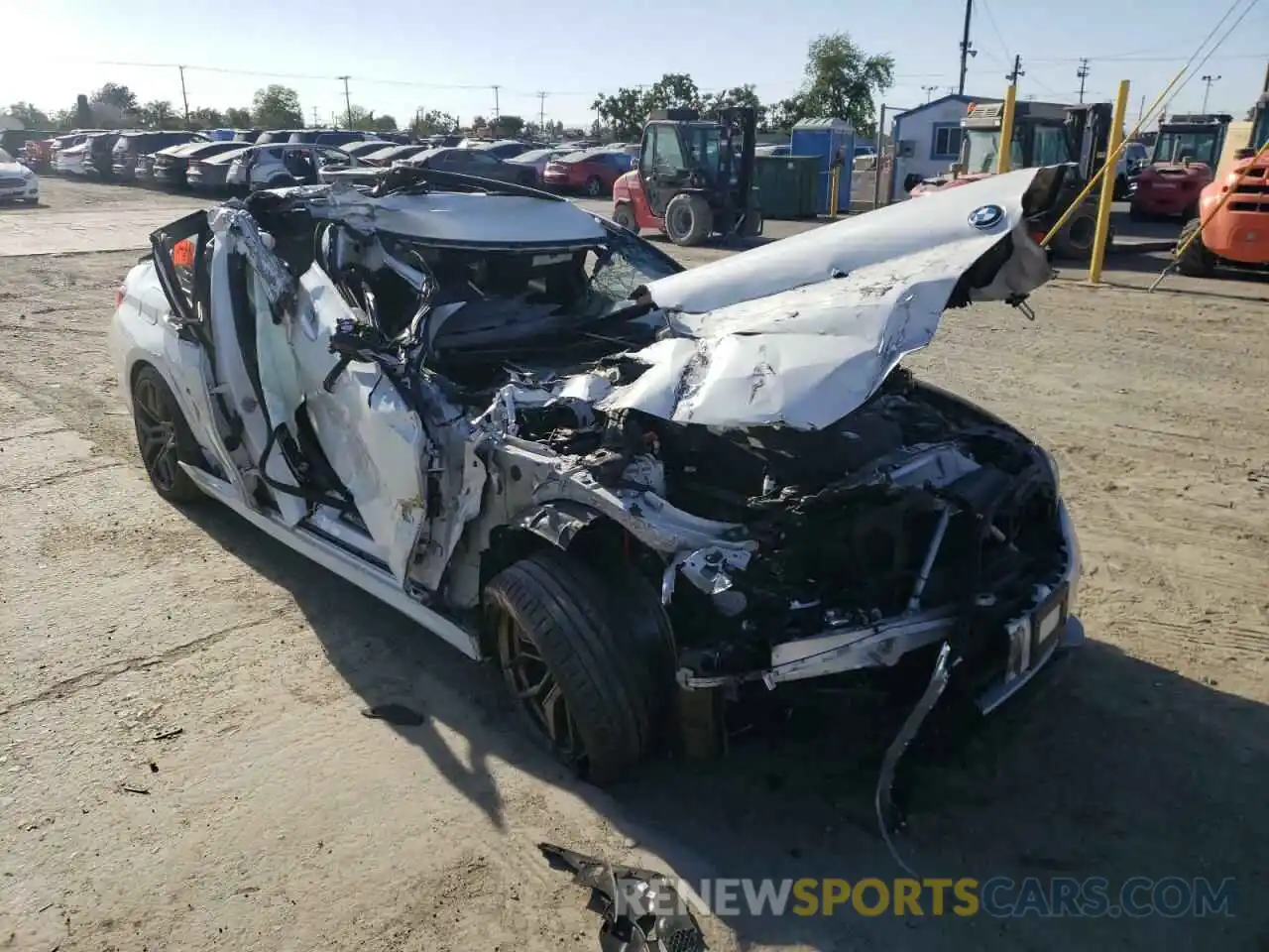 1 Photograph of a damaged car WBA5U7C0XLFH07042 BMW M3 2020