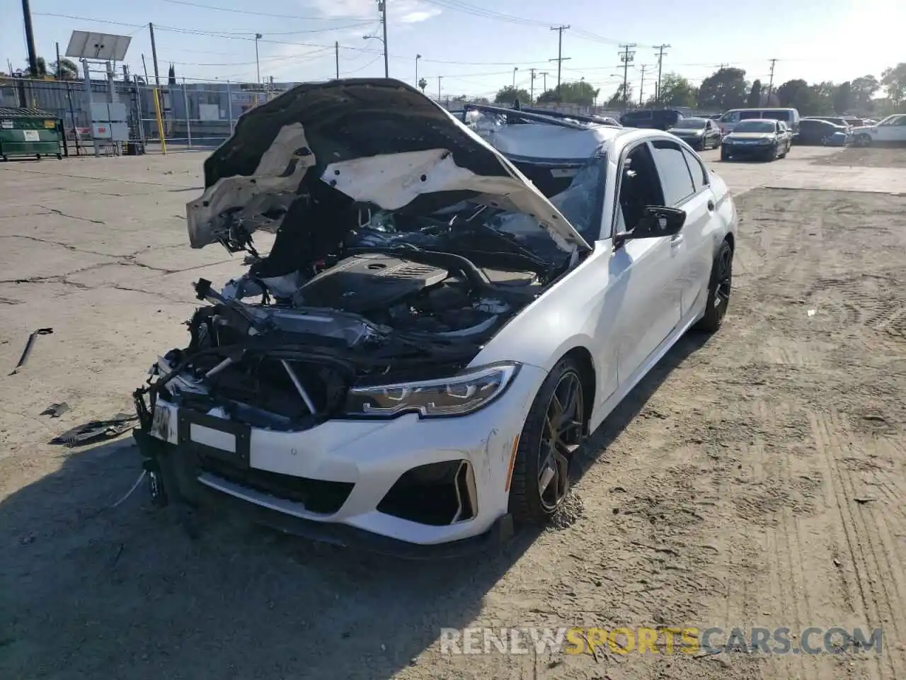 2 Photograph of a damaged car WBA5U7C0XLFH07042 BMW M3 2020